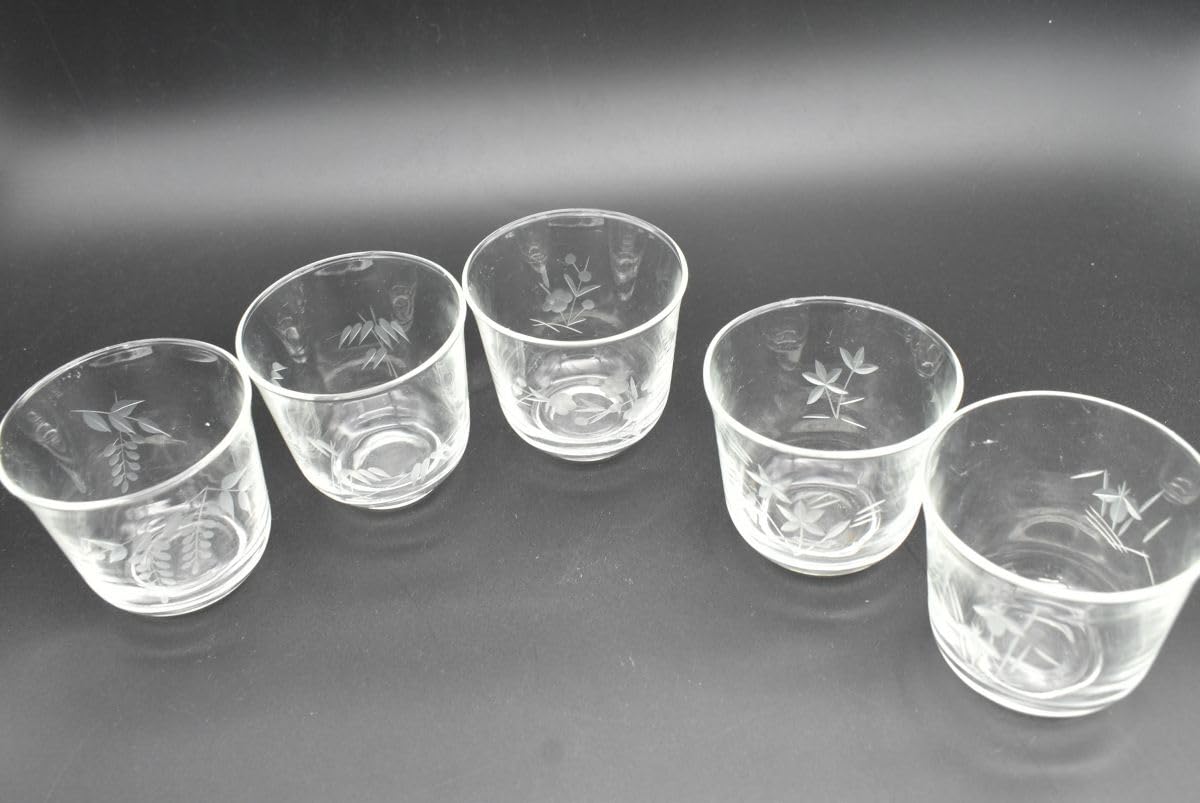 Amazon.co.jp: ノーブランド品 KAMEIGLASSカメイガラス五様冷茶セット